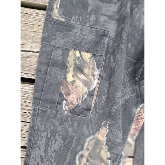 Mossy Oak Brush Pants Mens 40/42 Camo Cargo Pockets Hunting Outdoors Gorpcore - Picture 3 of 4
